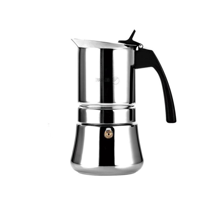 Cafetera Italiana Fagor Negro Acero Inoxidable 60 ml Cafetera Italiana Fagor Negro Acero Inoxidable 60 ml