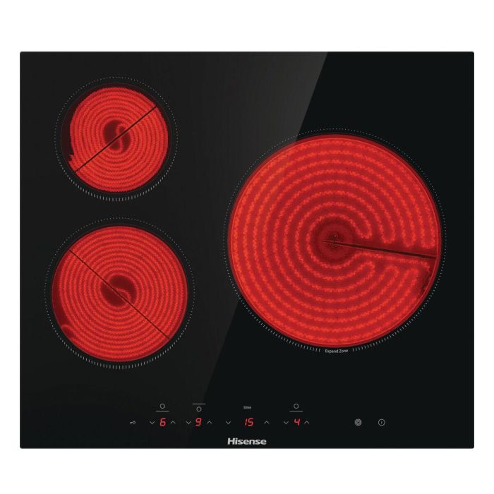 Placa de Inducción Hisense E6332BSCE 5700 W 59 cm 8 Placa de Inducción Hisense E6332BSCE 5700 W 59 cm 8