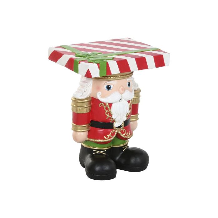DKD Home Decor Mesita Auxiliar Navidad Tradicional Cascanueces LED Resina Multicolor - Mesa con Iluminación a Baterías AA - 27x37x47 cm (Largo x Ancho x Alto) 3 DKD Home Decor Mesita Auxiliar Navidad Tradicional Cascanueces LED Resina Multicolor - Mesa con Iluminación a Baterías AA - 27x37x47 cm (Largo x Ancho x Alto) 3
