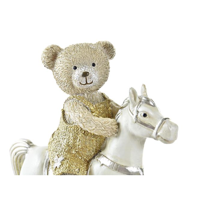 DKD Home Decor Figura Navidad Moderna Caballo Resina Dorado Blanco 6.5 x 15 x 13 cm 1 DKD Home Decor Figura Navidad Moderna Caballo Resina Dorado Blanco 6.5 x 15 x 13 cm 1