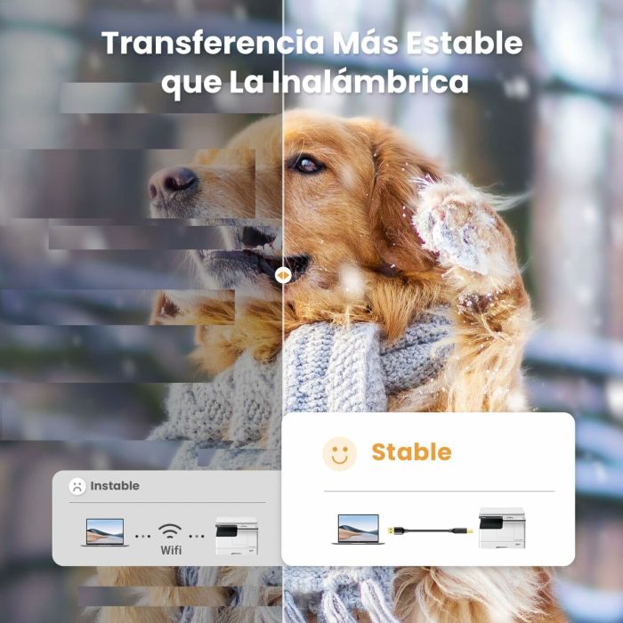 Cable USB 2.0 A a USB B Ugreen 10351 Negro 3 m 1 Cable USB 2.0 A a USB B Ugreen 10351 Negro 3 m 1