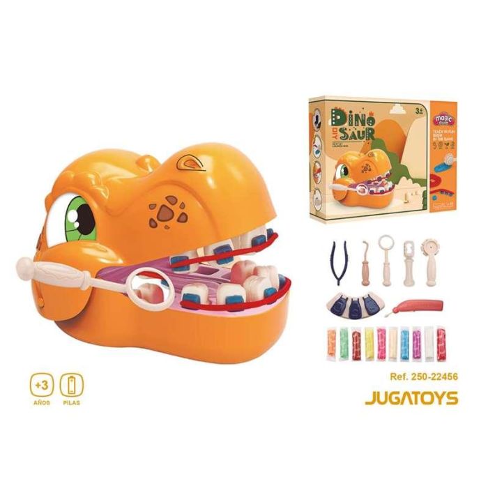 Juego plastilina magic dough dentista dinosaurios 2