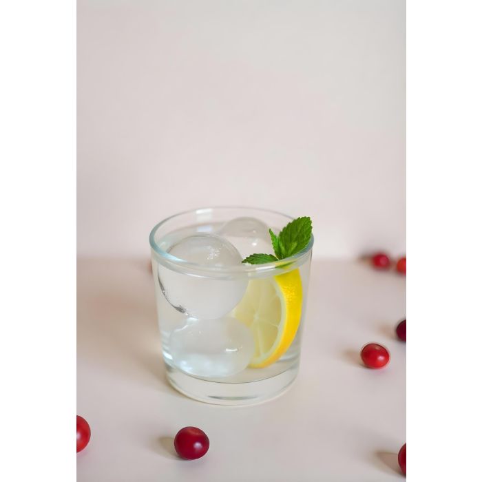 Inde Cubitera Flexible de Silicona Roja para 6 Cubitos de Hielo, 18 x 12.5 x 4.75 cm (24 Unidades)