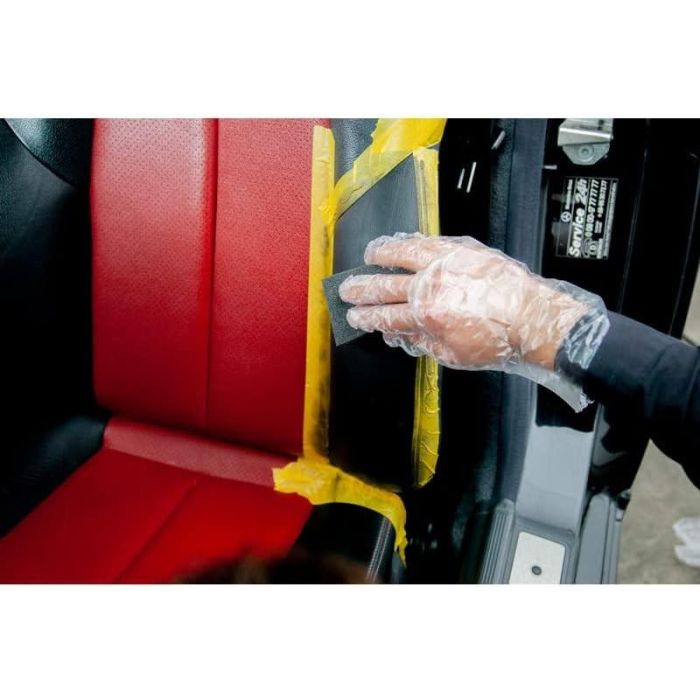 Quixx QQ10259 Kit Reparación Cuero y Vinilo para Asientos Volante y Tableros Coche DIY - Elimina Rasguños Agujeros Grietas Negro 6 Quixx QQ10259 Kit Reparación Cuero y Vinilo para Asientos Volante y Tableros Coche DIY - Elimina Rasguños Agujeros Grietas Negro 6