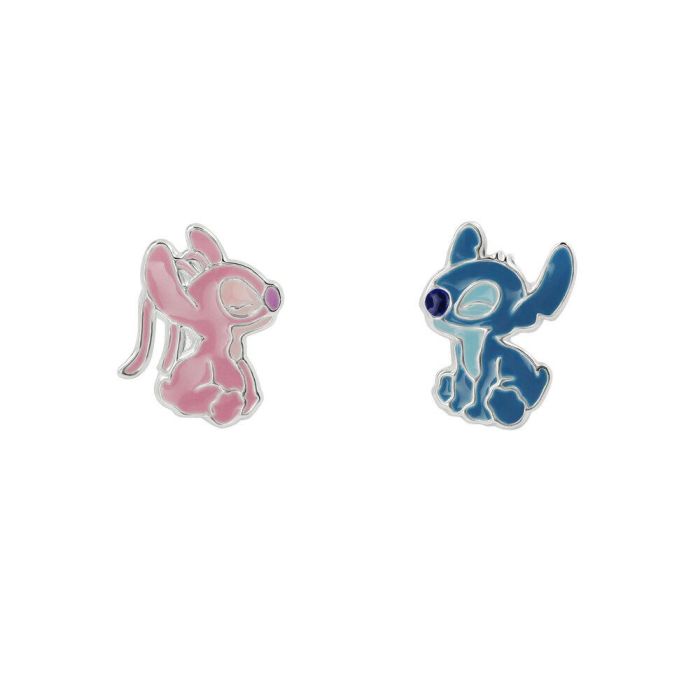Disney Pendientes Angel & Stitch Plata 925
