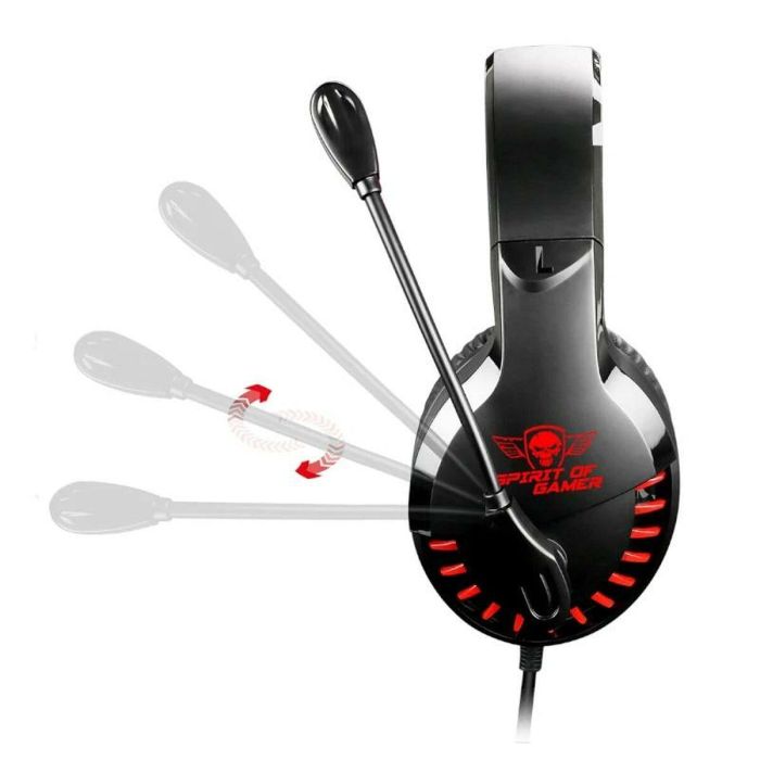 Auricular con Micrófono Spirit of Gamer Pro H3 Naranja Negro/Naranja 1 Auricular con Micrófono Spirit of Gamer Pro H3 Naranja Negro/Naranja 1