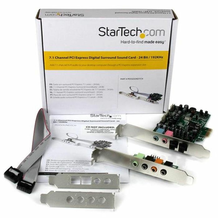 Tarjeta de Sonido Startech PEXSOUND7CH 5 Tarjeta de Sonido Startech PEXSOUND7CH 5