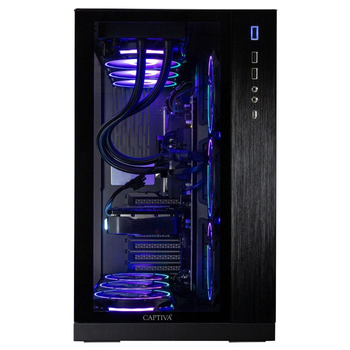 Captiva I90-064 PC Gaming Highend i9-14900KF 64GB RAM 2TB SSD RTX 5070 Win 11 2