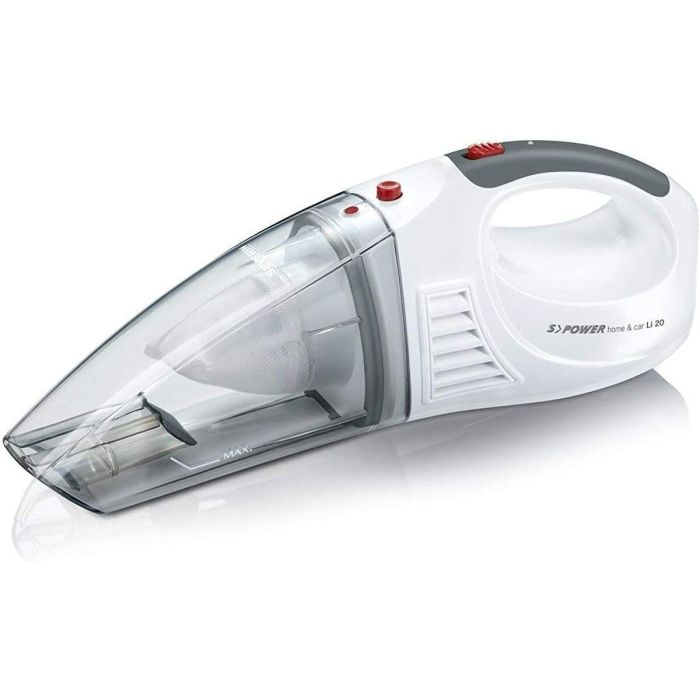 Severin HV7144 Aspiradora de mano sin bolsa 12V, 200 ml, 18 min autonomía, filtro permanente lavable y protección sobrecalentamiento 1