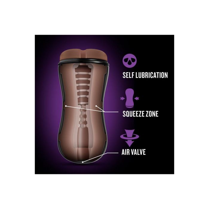 Masturbador Masculino Blush Loverboy Marrón 4