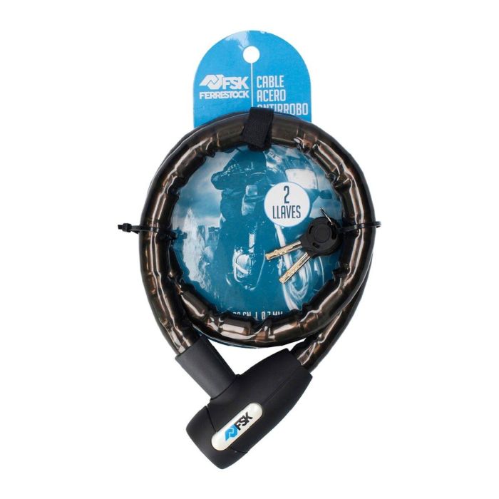 Cable con candado Ferrestock 22 mm 100 cm 2 Cable con candado Ferrestock 22 mm 100 cm 2