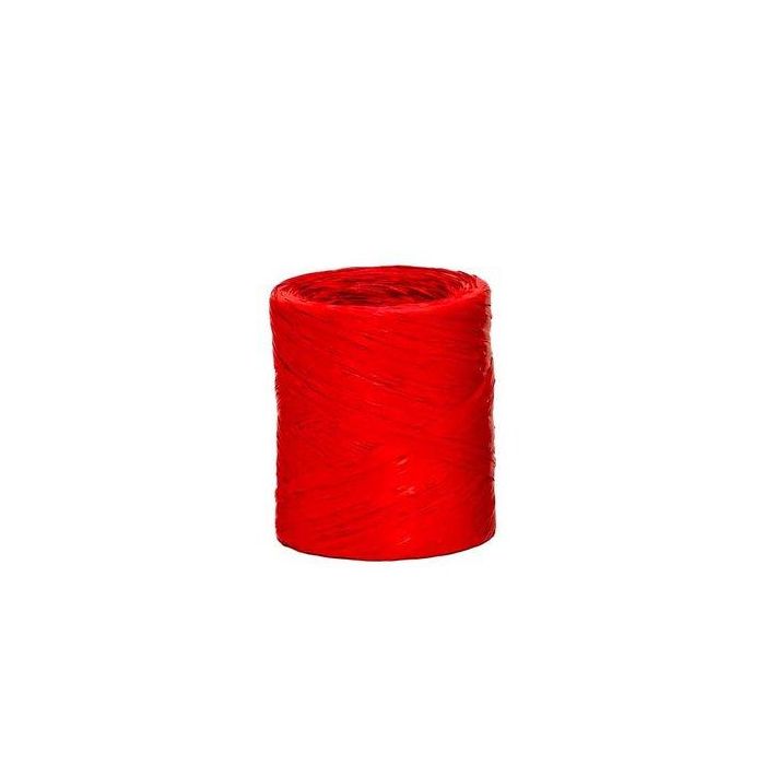 Rafia Cinta De 4 Mm Rollo De 200 M Rojo