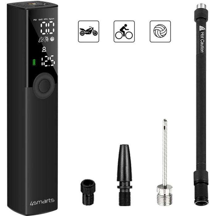 4smarts 496456 Bomba de aire eléctrica mini VoltPump universal, 8 bar, 20 l/min, con linterna y USB-C, recargable 2 4smarts 496456 Bomba de aire eléctrica mini VoltPump universal, 8 bar, 20 l/min, con linterna y USB-C, recargable 2