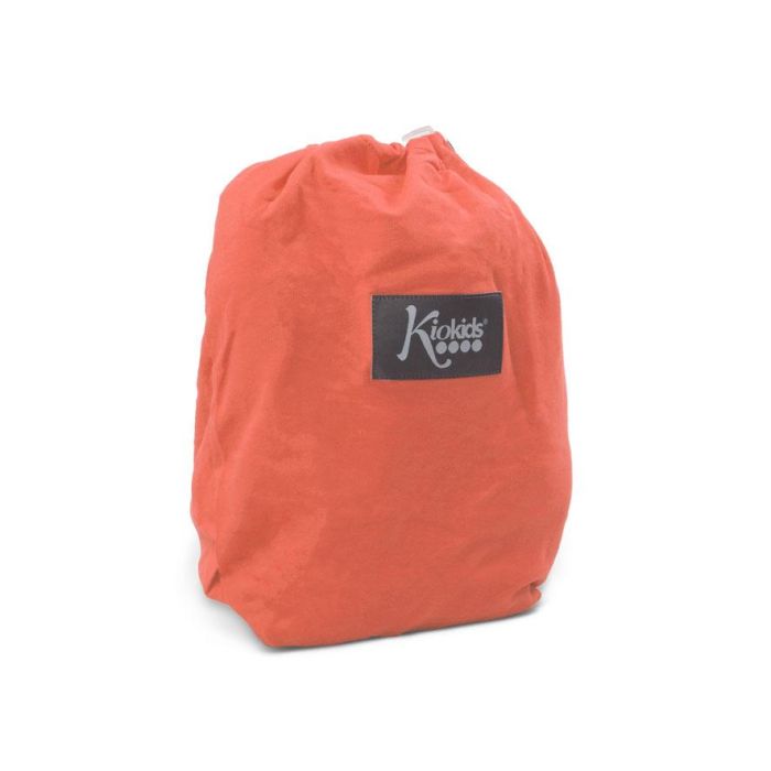 KioKids Fular Porteo Semielástico Ergonómico 100% Algodón Coral para Bebé +0m, Mantiene Posición Natural Ranita, Bolsa y Gorrito 2