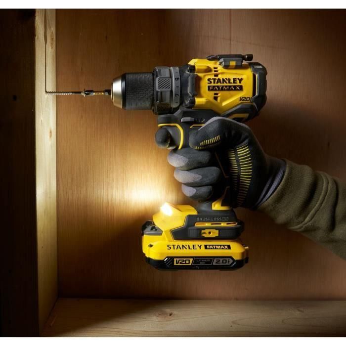 Taladro atornillador - STANLEY FATMAX - SFMCD725D2K-QW - 80 Nm - 18 V - 15 ajustes de par 3