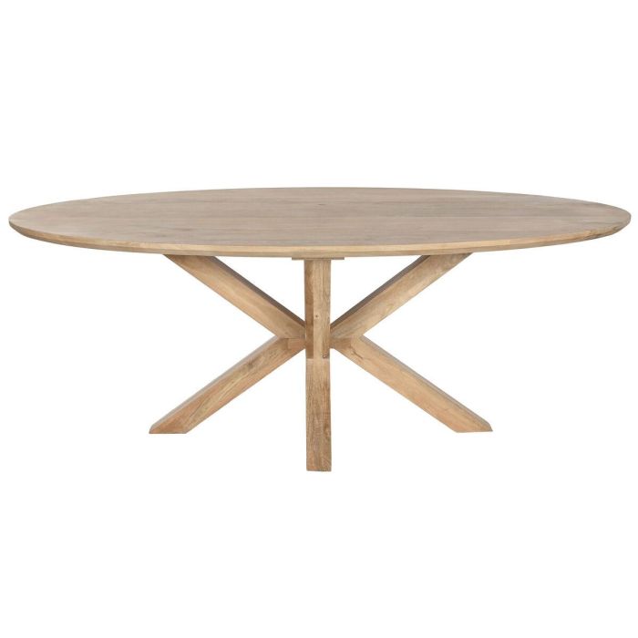Mesa de Comedor Home ESPRIT Natural Madera de mango 200 x 100 x 77 cm 1 Mesa de Comedor Home ESPRIT Natural Madera de mango 200 x 100 x 77 cm 1