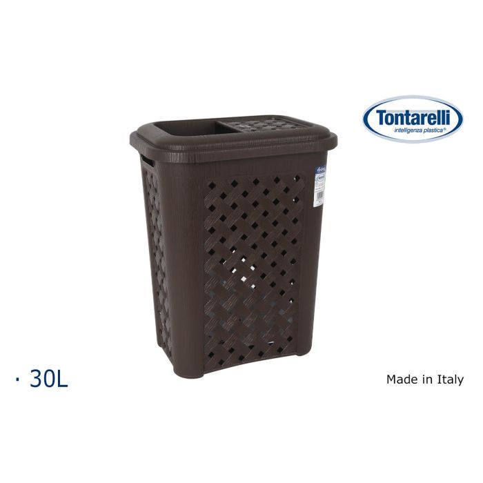 Papelera de baño Arianna 30L Wenge - Tontarelli (6 Unidades) Papelera de baño Arianna 30L Wenge - Tontarelli (6 Unidades)