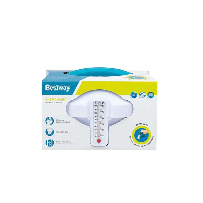 Dispensador de Cloro Bestway 11 x 11 x 16 cm Termómetro Grande 2 Dispensador de Cloro Bestway 11 x 11 x 16 cm Termómetro Grande 2