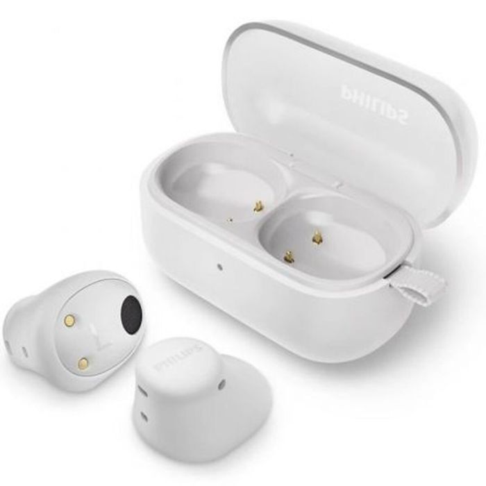 Philips TAT2149WT Auriculares Bluetooth Inalámbricos con Estuche de Carga | Autonomía Total 14h | Blancos