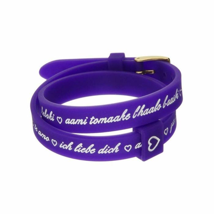 Pulsera Mujer il mezzometro I LOVE YOU GOLD - BRACCIALE IN SILICONE/SILICONE BRACELET Pulsera Mujer il mezzometro I LOVE YOU GOLD - BRACCIALE IN SILICONE/SILICONE BRACELET