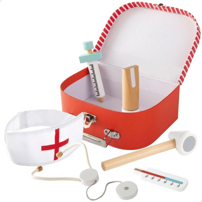 Maletín Médico de Juguete con Accesorios Woomax (6 Unidades) 6 Maletín Médico de Juguete con Accesorios Woomax (6 Unidades) 6