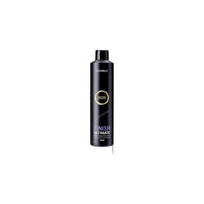 Montibel·Lo Decode Finish Ultimate Laca de Fijación Extrafuerte 400ml - Resistencia Duradera y Anti-Humedad, Secado Rápido