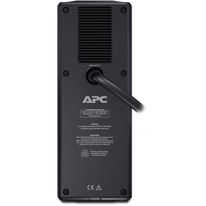 APC BR24BPG Battery Pack Pro 24V / 12V - Batería de Plomo Sellada (VRLA) - Negro 2 APC BR24BPG Battery Pack Pro 24V / 12V - Batería de Plomo Sellada (VRLA) - Negro 2
