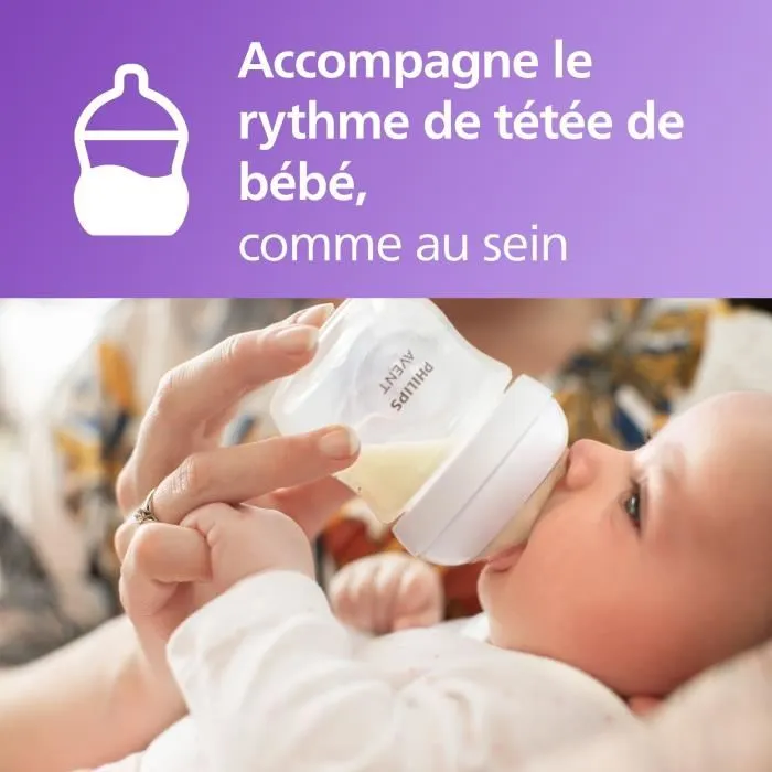 Philips Avent Caja Discovery Biberón Natural 3.0 125 ml + Chupete Ultra Air 0-6 meses PHI8720689033428 1