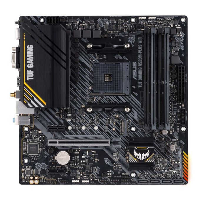 ASUS ASU4711081154273 Placa base TUF GAMING A520M-PLUS WiFi AMD A520 Ranura micro ATX AM4 11 ASUS ASU4711081154273 Placa base TUF GAMING A520M-PLUS WiFi AMD A520 Ranura micro ATX AM4 11