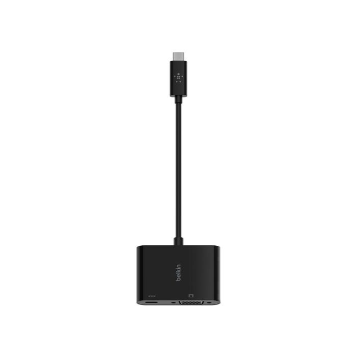 Adaptador Belkin Avc001Btbk Usb-C A Vga + Carga Color Negro 2