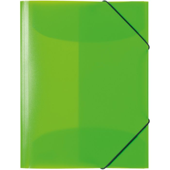 HERMA Carpeta A4 verde neón de polipropileno (3 unidades)