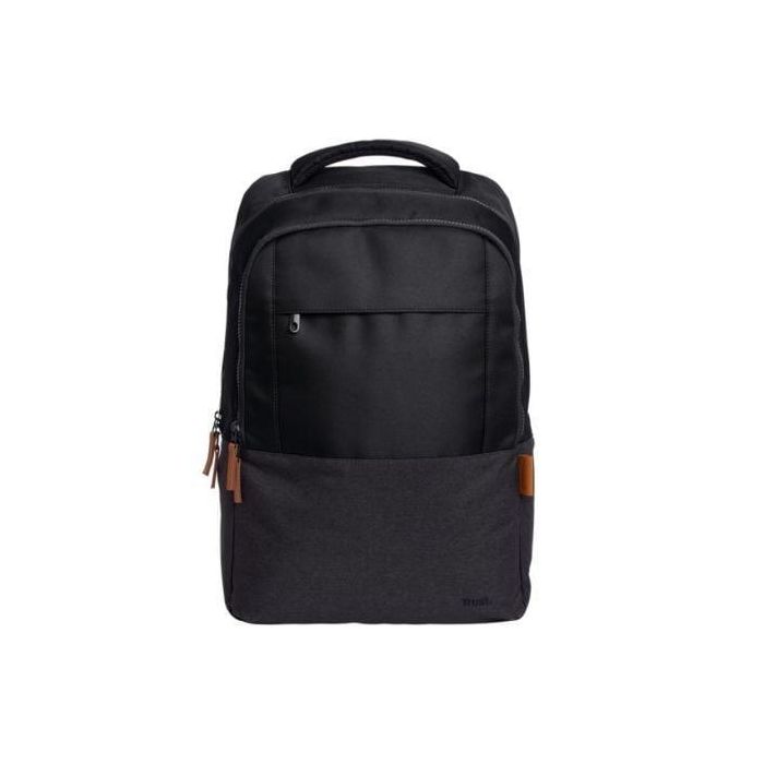 Trust 25244 Mochila Lisboa para Portátil 16" Negra 23L, 3 Compartimentos, Hecha con Botellas Recicladas, Resistente Trust 25244 Mochila Lisboa para Portátil 16" Negra 23L, 3 Compartimentos, Hecha con Botellas Recicladas, Resistente