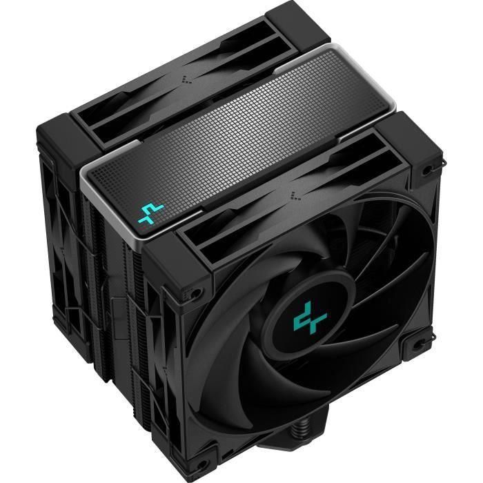 Disipador de CPU - DEEPCOOL - AK400 Zero Dark Plus - Negro - 2 ventiladores de 120 mm - Compatibilidad con Intel/AMD 3 Disipador de CPU - DEEPCOOL - AK400 Zero Dark Plus - Negro - 2 ventiladores de 120 mm - Compatibilidad con Intel/AMD 3