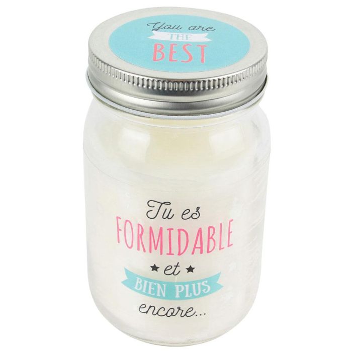 Home Deco Factory Tarro Con Vela Bougie Fresas Silvestres Rosa Eterna Mensaje Tapa Rosca 7.5x13cm 5 Home Deco Factory Tarro Con Vela Bougie Fresas Silvestres Rosa Eterna Mensaje Tapa Rosca 7.5x13cm 5