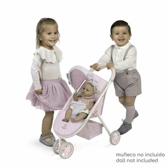 Decuevas Silla de Muñeca Sophie, 3 Ruedas, para Muñecas de hasta 50 cm, Metal, Plástico, Poliéster, Edad Mínima 3 Años 4 Decuevas Silla de Muñeca Sophie, 3 Ruedas, para Muñecas de hasta 50 cm, Metal, Plástico, Poliéster, Edad Mínima 3 Años 4