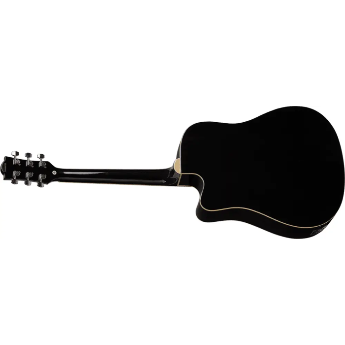 Eko Guitarra Acústica Dreadnought Ranger 6 A/E Cutaway Negra Electroacústica 4