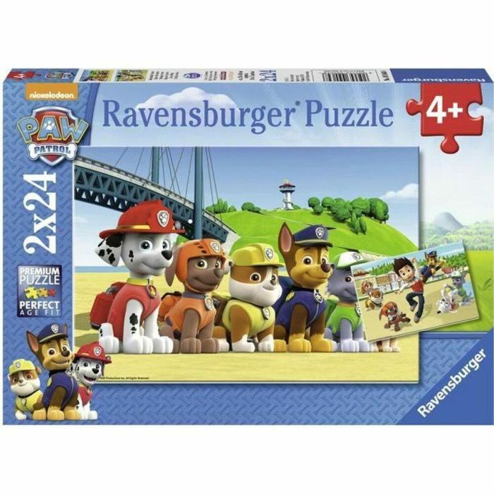 Ravensburger Rompecabezas Patrulla Canina Heroic Dogs 2x24 piezas para niños | Incluye 2 pósters. A partir de 4 años. Ravensburger Rompecabezas Patrulla Canina Heroic Dogs 2x24 piezas para niños | Incluye 2 pósters. A partir de 4 años.