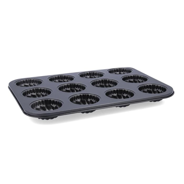 Molde 12 Cakes Acero Carbono Sweet Grey Quid 35x26,2x2,2 cm 1