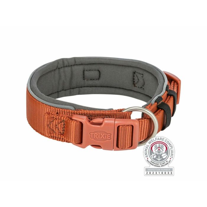 Collar para Perro Trixie Premium Naranja Grafito S/M 33-42 cm