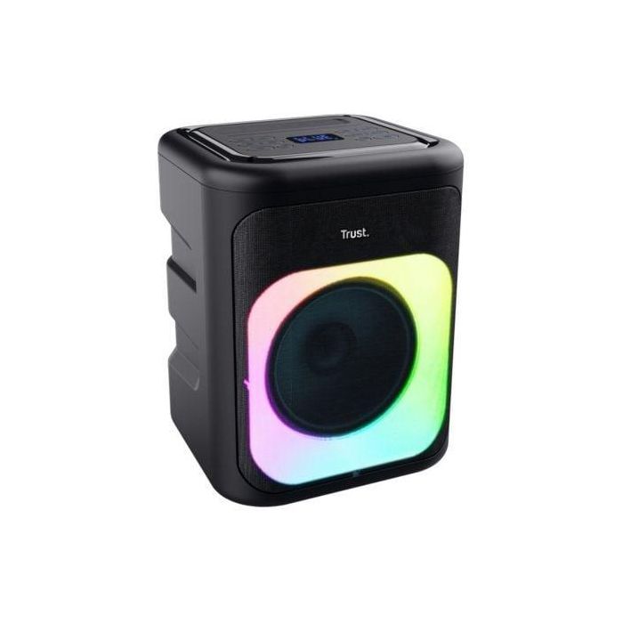 Trust 25280 Altavoz Portátil Bluetooth Azura 100W Pico, Luces RGB, Impermeable, 11h Batería y Micrófono Trust 25280 Altavoz Portátil Bluetooth Azura 100W Pico, Luces RGB, Impermeable, 11h Batería y Micrófono