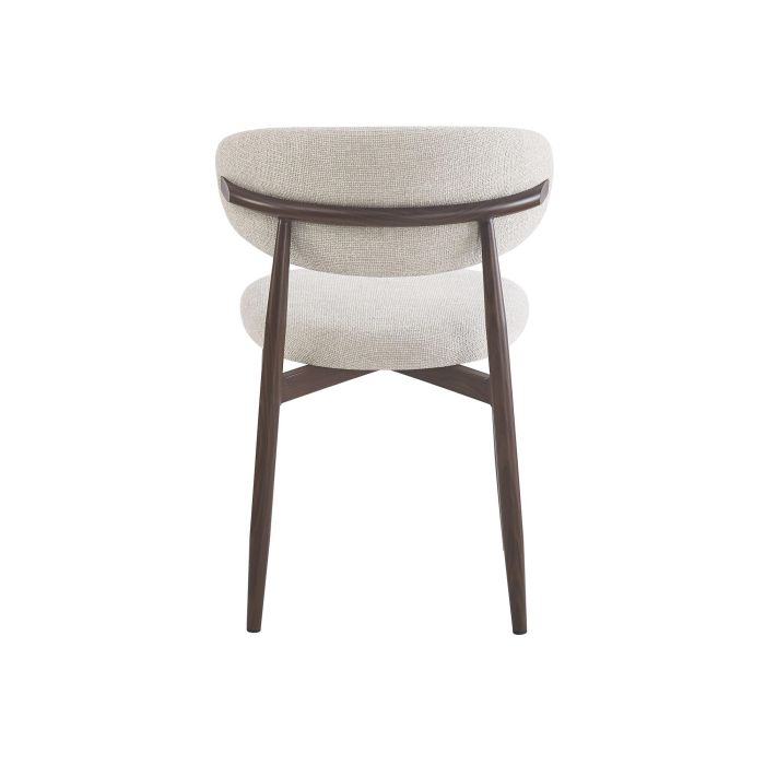 Silla Urban DKD Home Decor Crudo Nogal 52 x 78 x 54 cm (2 Unidades) 5