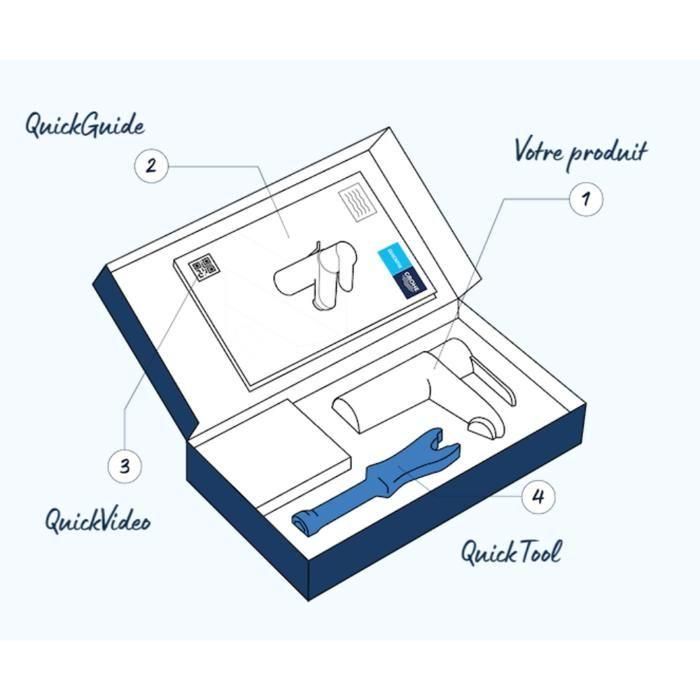 GROHE - Lavabo Monocommande Mequer - Tamaño M 2