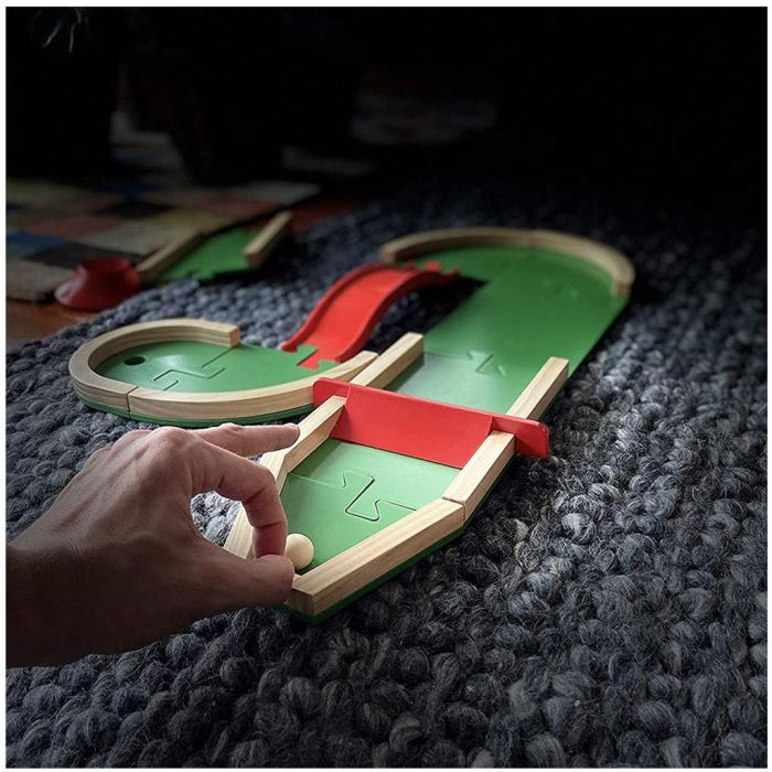 Plakks TKP002 Juego de Mesa Pitch & Plakks Mini Golf de Madera para Todas las Edades 1