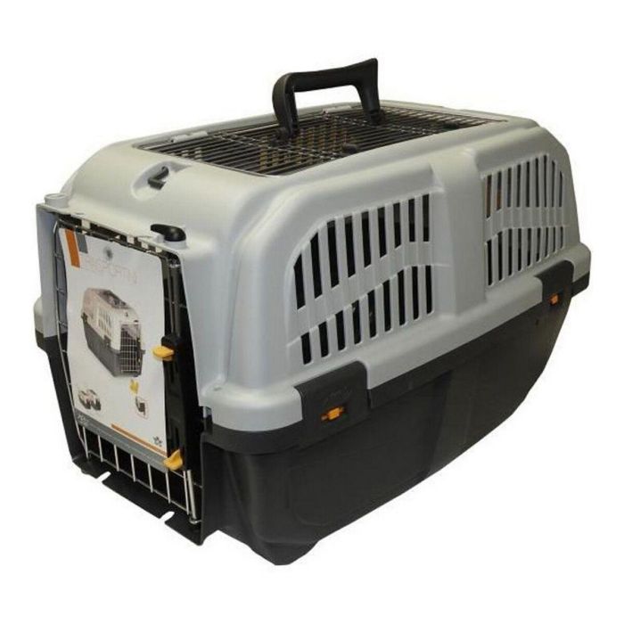 Aime Transportín Skudo 55x36x35cm para perros y gatos. Con 2 ventilaciones laterales, rejilla metálica y puerta con cierre seguro. 0 Aime Transportín Skudo 55x36x35cm para perros y gatos. Con 2 ventilaciones laterales, rejilla metálica y puerta con cierre seguro. 0