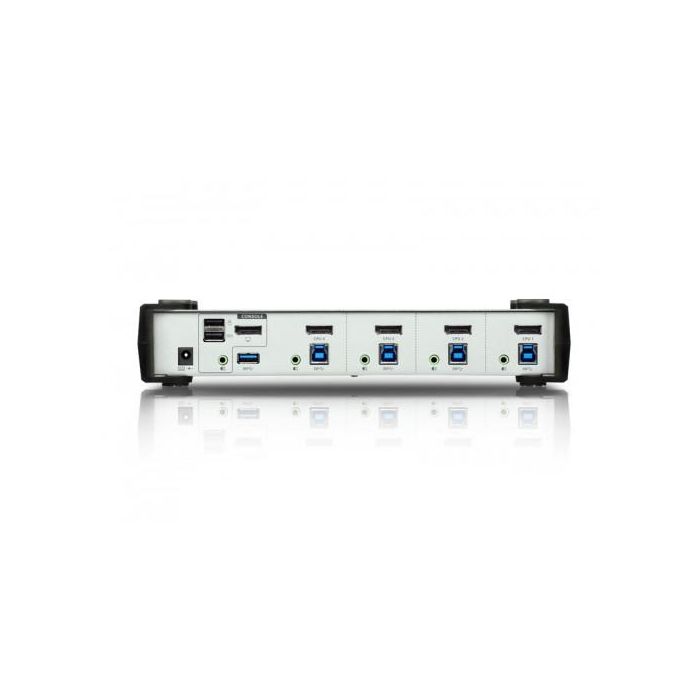 Aten CS1914 Interruptor KVM USB y DisplayPort 3840x2160 Pixeles Negro y Gris 1