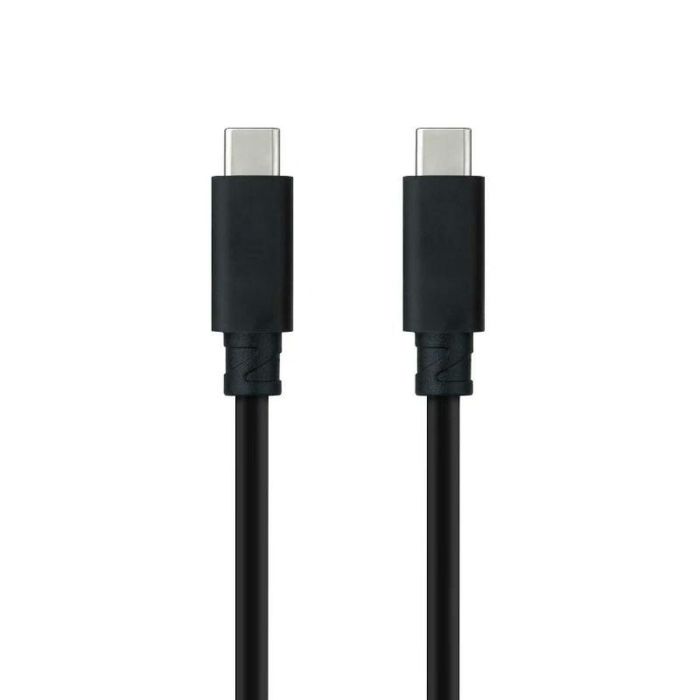 Cable USB-C NANOCABLE 10.01.4102 Negro 2 m 2 Cable USB-C NANOCABLE 10.01.4102 Negro 2 m 2