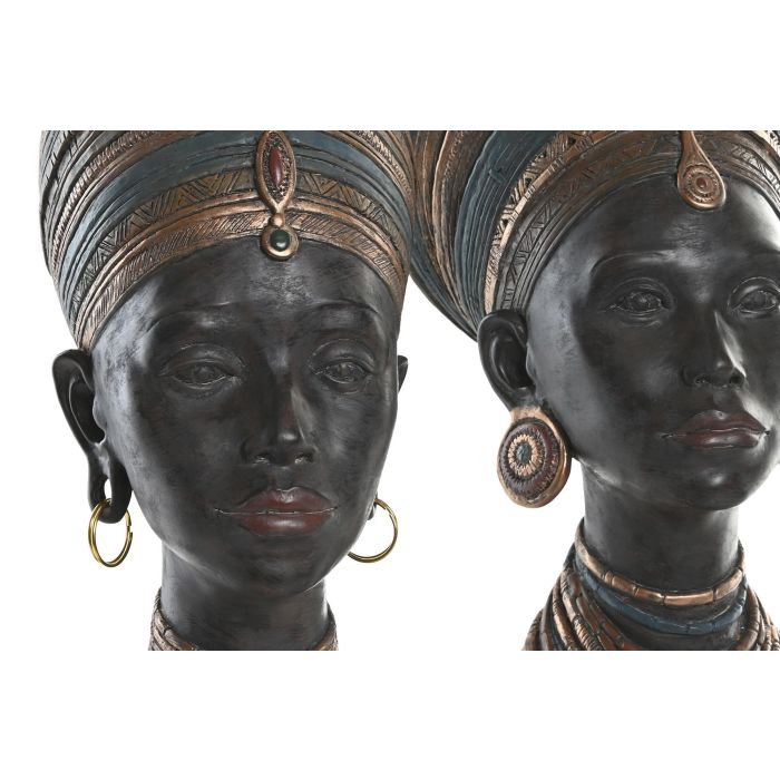 Figura Colonial DKD Home Decor Marron 20 x 53 x 30 cm (2 Unidades) 1 Figura Colonial DKD Home Decor Marron 20 x 53 x 30 cm (2 Unidades) 1
