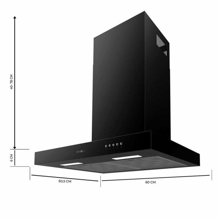 Campana Convencional Cecotec Bolero Flux TM 606500 Negro 1 Campana Convencional Cecotec Bolero Flux TM 606500 Negro 1