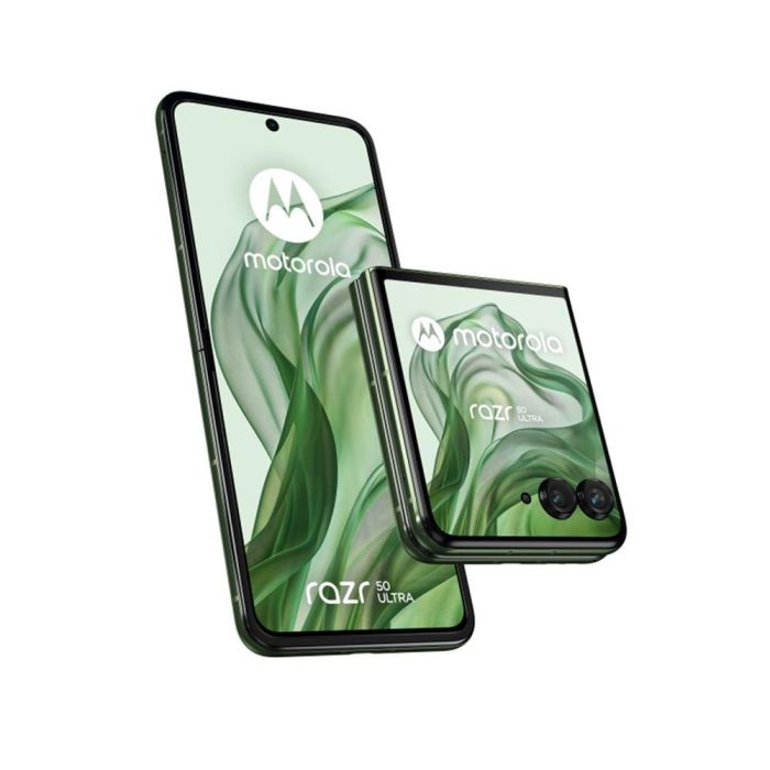 Motorola razr 50 Ultra Smartphone Plegable 6.9" pOLED 5G 512GB 12GB RAM 50MP Dual Cam Snapdragon 8s Gen 3 IPX8 Verde