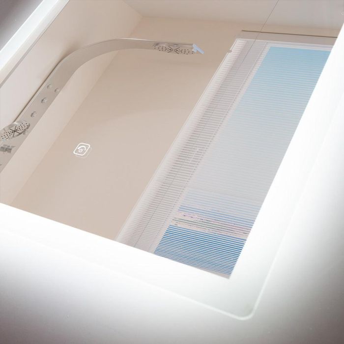 Espejo LED Iluminado de Pared Táctil Dimable Antivaho para Baño 50x70 cm, 15W CCT 3000-6000K, SUN-SYJ-16301 2 Espejo LED Iluminado de Pared Táctil Dimable Antivaho para Baño 50x70 cm, 15W CCT 3000-6000K, SUN-SYJ-16301 2